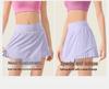 Women's Quick-Dry Elastic Sports Shorts Skirt for Yoga & Dance