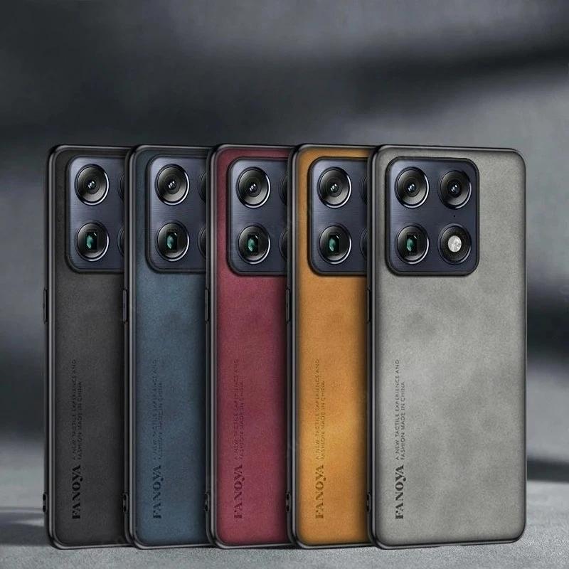Für Moto Signature 2026 Lammfell PU-Leder Stoßfeste Silikonhülle Für Motorola Signature 5G Handy Rückabdeckung Coque