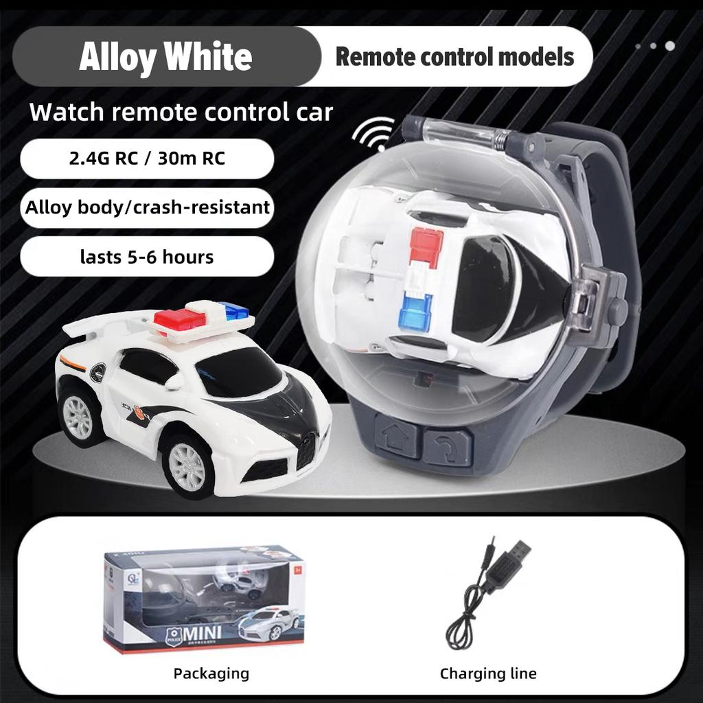 Mini Electric Watch Car Racing 2.4G Remote Control Car Portable Vehicle Kids Toys Christmas Gifts Parent-Child Interaction Game