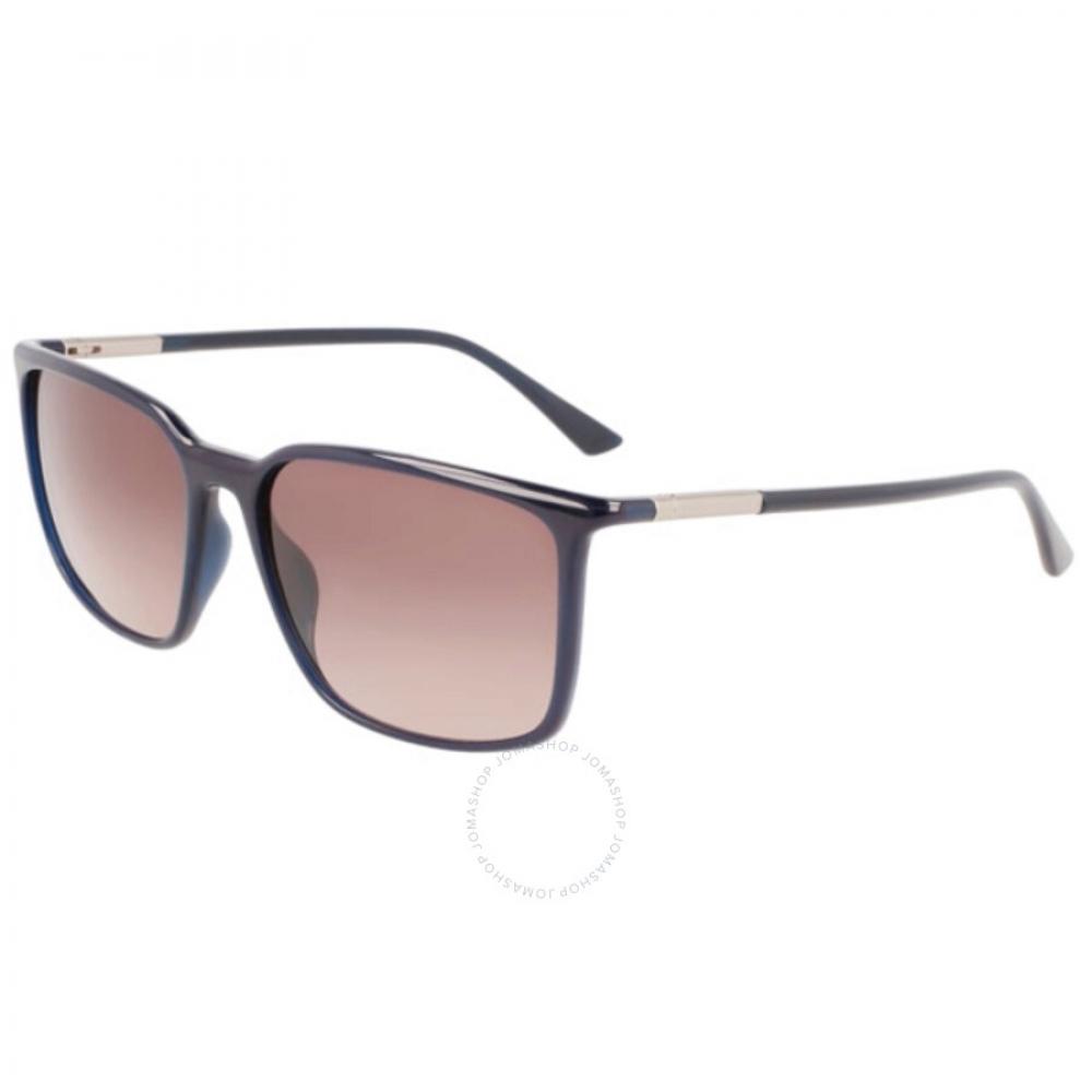 

Calvin Klein Brown Square Unisex Sunglasses CK22522S 438 59