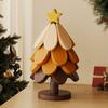5PCS Tree Shape Trivet Set Foldable Christmas Tree Coasters Hot Pads for Hot Pots and Pans