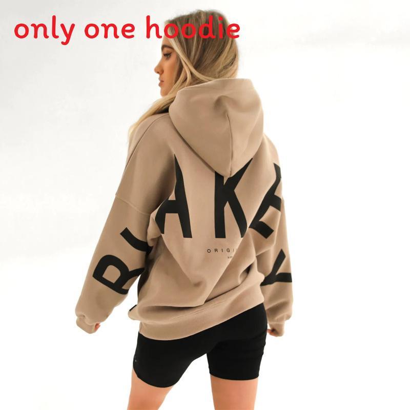 Streetwear Hoodie For Women Thick Polyester With Letter Graphic Fall 2023