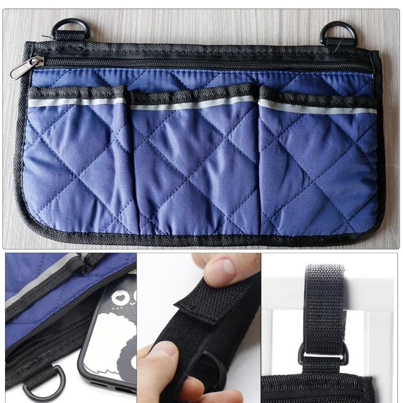 Multifunction Shopping Wheelchair Bag Large Disabled Aid Carry Bag Backpack Handicap Aid Equipment