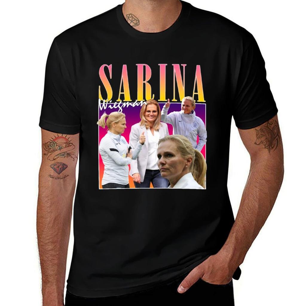 Sarina WiegUnisex England Lionesses TShirt Casual Work Wear TShirt