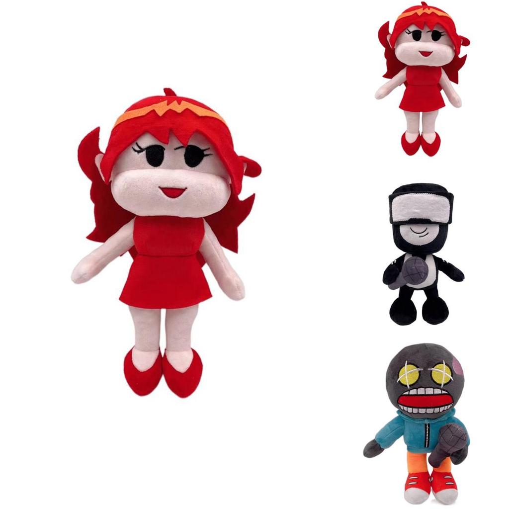 Adorable And Super Soft Friday Night Funkin Plush Toy Fnf Whitty And Girlfriend Stuffed Animal