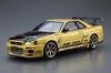 Aoshima Bunka Kyozai The Tuned Car Top Secret BNR34 Skyline Scale Plastic Model (AOSHIMA) GT-R '99 (Nissan) 1/24