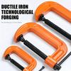 1pc 6" 8" Portable Mounting Heavy-Duty Thickened Adjustable Woodworking Cast Steel C Type G-shaped Clip Clamp
