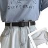 Sleek Womens Belt In Black With Various Stylish Buckles Ideal For Fashion Forward Youth
