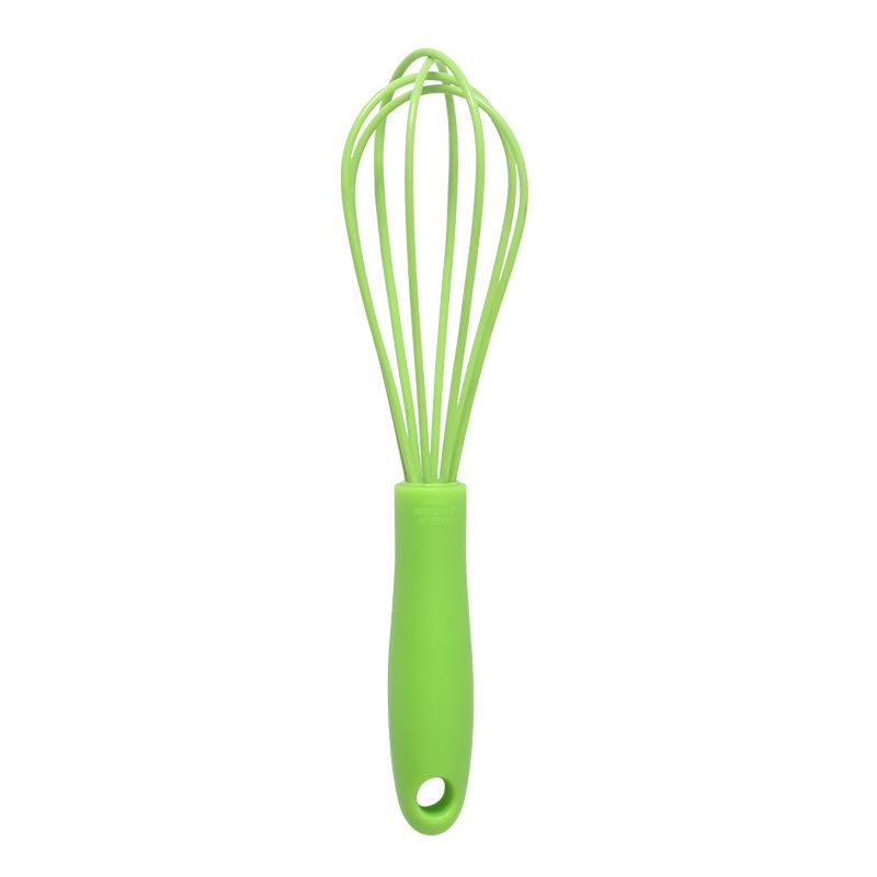 

6 Stainless Steel Silicone Mini Whisk - Colorful Baking Tool зелёный