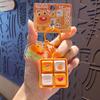 Capybara Four-Key Keychain, Light-Up Stress-Relief Keyboard, Bag Pendant, Sound-Making Toy, Stress-Relief Toy