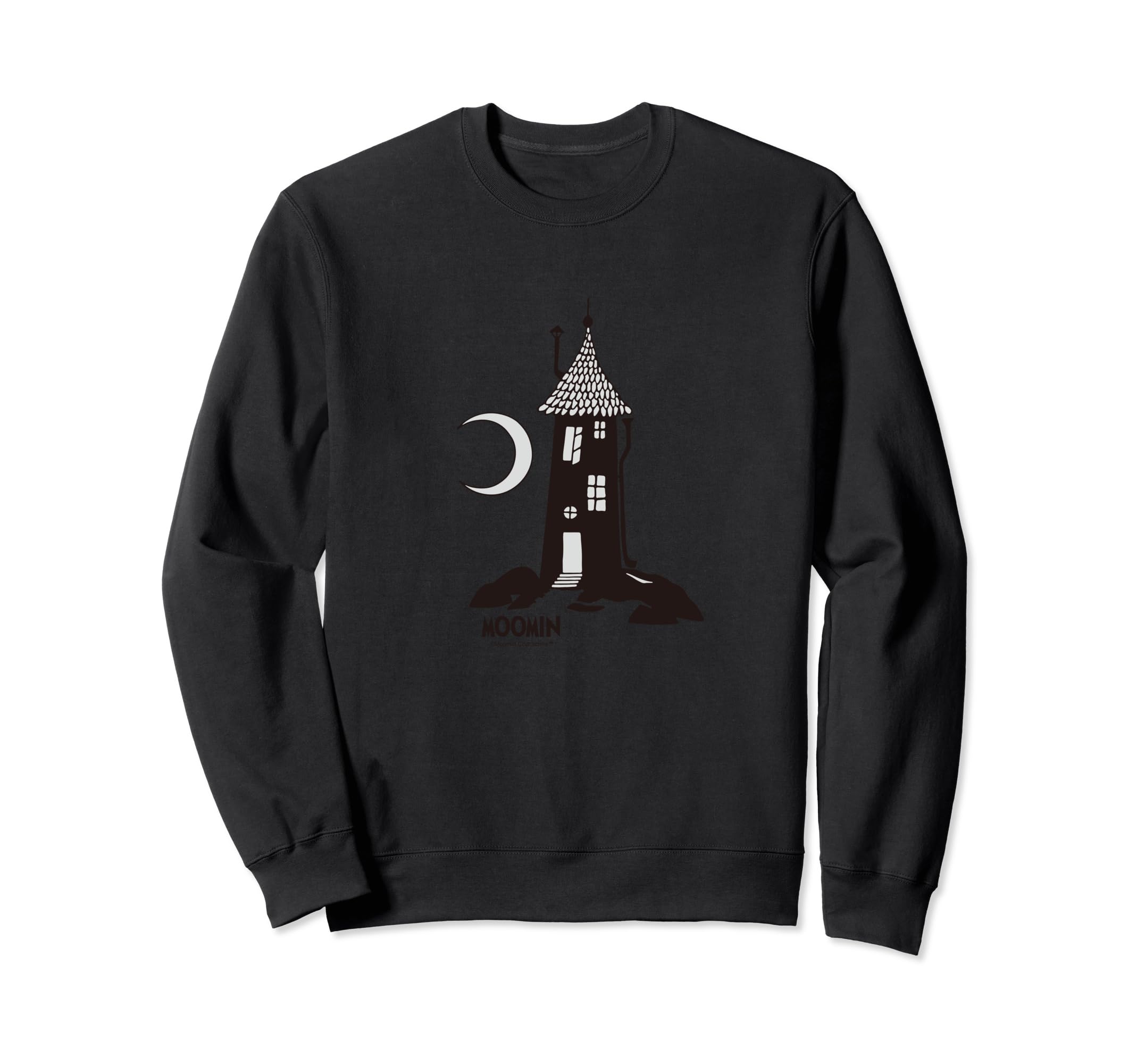 

Moomin House Crescent Moon Night Sweatshirt