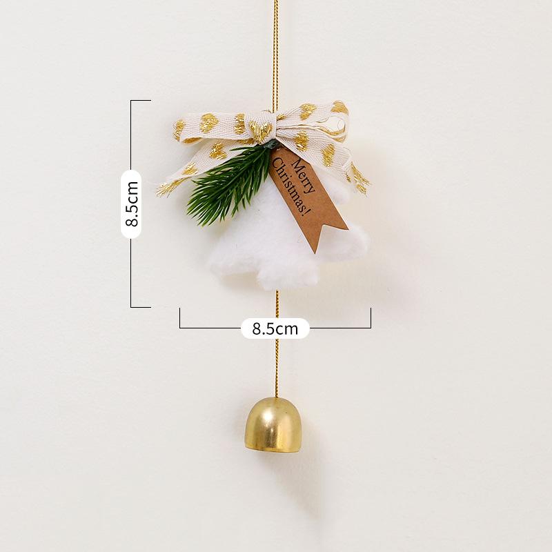 Set Ornamente Clopoței de Crăciun Clopoței Agățați Pentru Pom Ușă Mașină Carillon de Vânt Decoratiuni Festive Cadou