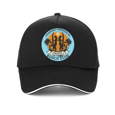 Hawaii Surf Summer Sandy Beach Sunhat Fashion Unisex Women Hawaii Surf BEACH CLUB Hip Hop Hat Adjustable Women Beach Snapback Hats