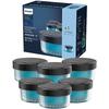 Philips Shaver Cleaning Liquid Quick Clean Pod Keeps Genuine S5000 S7000 S9000 Lemon Scent Approximately 18 Months Supply 6 Pieces CC16 51