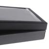 100 Ring Lady Jewelry Display Storage Box Case Tray Show Organiser Holder Black#