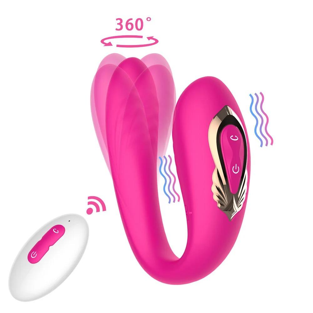 Remote Control Penetration Vibrator For Women Double Penis Clitoris Stimulator Wireless Vibrator Sex Toys For Adults Couple sexo