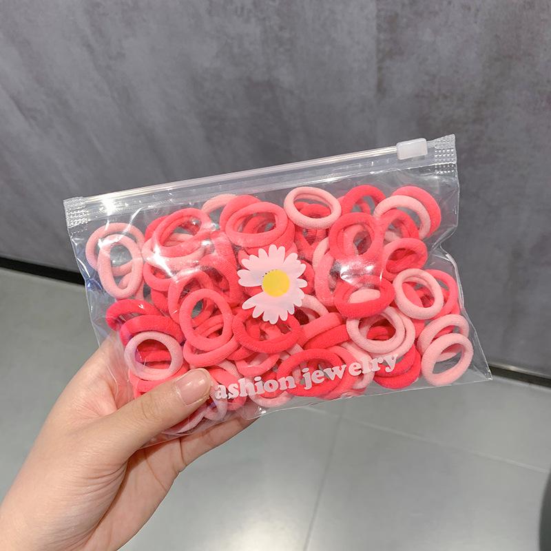 Elastic Hair Tie for Children and Women - Soft, Hair-Friendly Rubber Bands for Little Girls and Babies