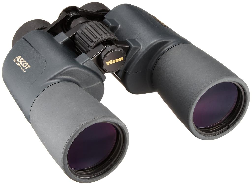 Vixen Ascot ZR Porro Prism 10x High Wide 10x50WP(W) Binoculars, Magnification, Eyepoint, Waterproof, Angle, Black, 1563-06