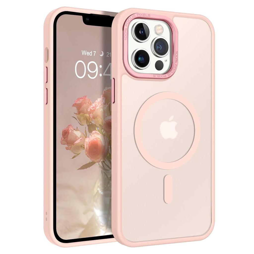 New Magnetic Frosted Phone Case - Compatible with iPhone 14, 15, and 16 - Skin-Feel, Drop-Proof Protection.