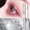 Sparkling Diamond Mascara Sequins Waterproof Glitter Diamond Mascara Shining Galaxy Sequins Sweat Proof Eyelashes Eye Makeup