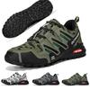 2025 New Men Hiking Shoes Outdoor Waterproof Sports Shoes Comfortable Leather Hiking Training Boots Large Size Tactical Shoe Men