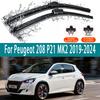 LHD Front Wiper Blades For 208 P21 MK2 2019-2024 2020 2021 2022 2023 Windshield Windscreen 24''16'' Accessories