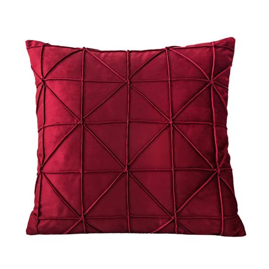 Square Shape Solid Color Soft Pillow Case 