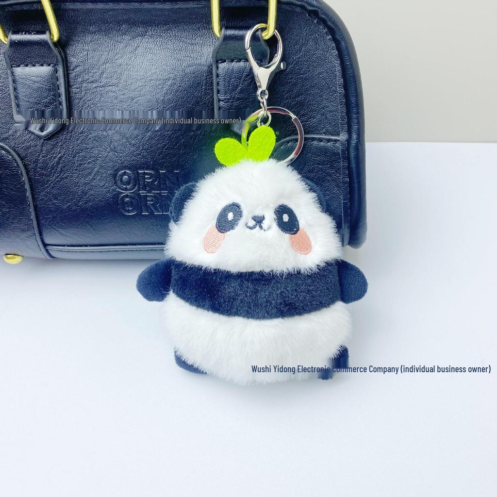 Panda Plush Keychain: Cute Bag Charm & Small Gift