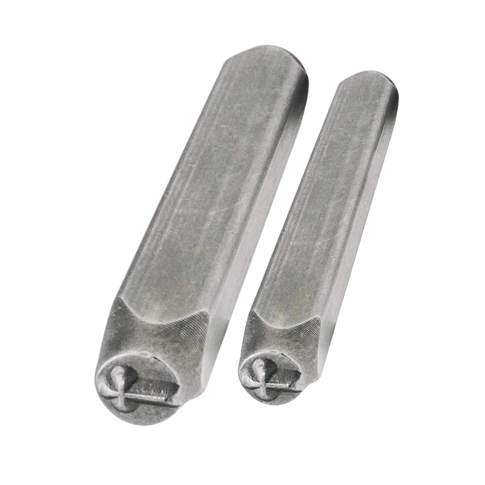 

Набор прочных стальных штампов в форме крестов, 2 штуки, аксессуар для изготовления ювелирных изделий и рукоделия со стальными пуансонами 3 мм