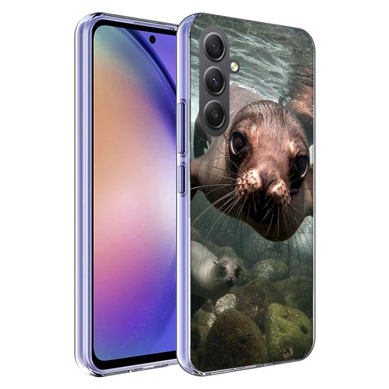 Seal Alert Phone Case for Samsung A16 A26 A36 A56 A17 A37 A57 A07 A06 A02S A03 A04S A05S Galaxy Note 20 10 A50S A71 A51 A31 A30