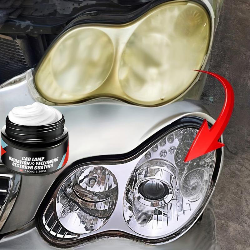 Car Headlight Restoration Polishing Kits Remover Repair Cleaning Headlamp Scratch Paste Remove Oxidation Headlight Polish Liquid