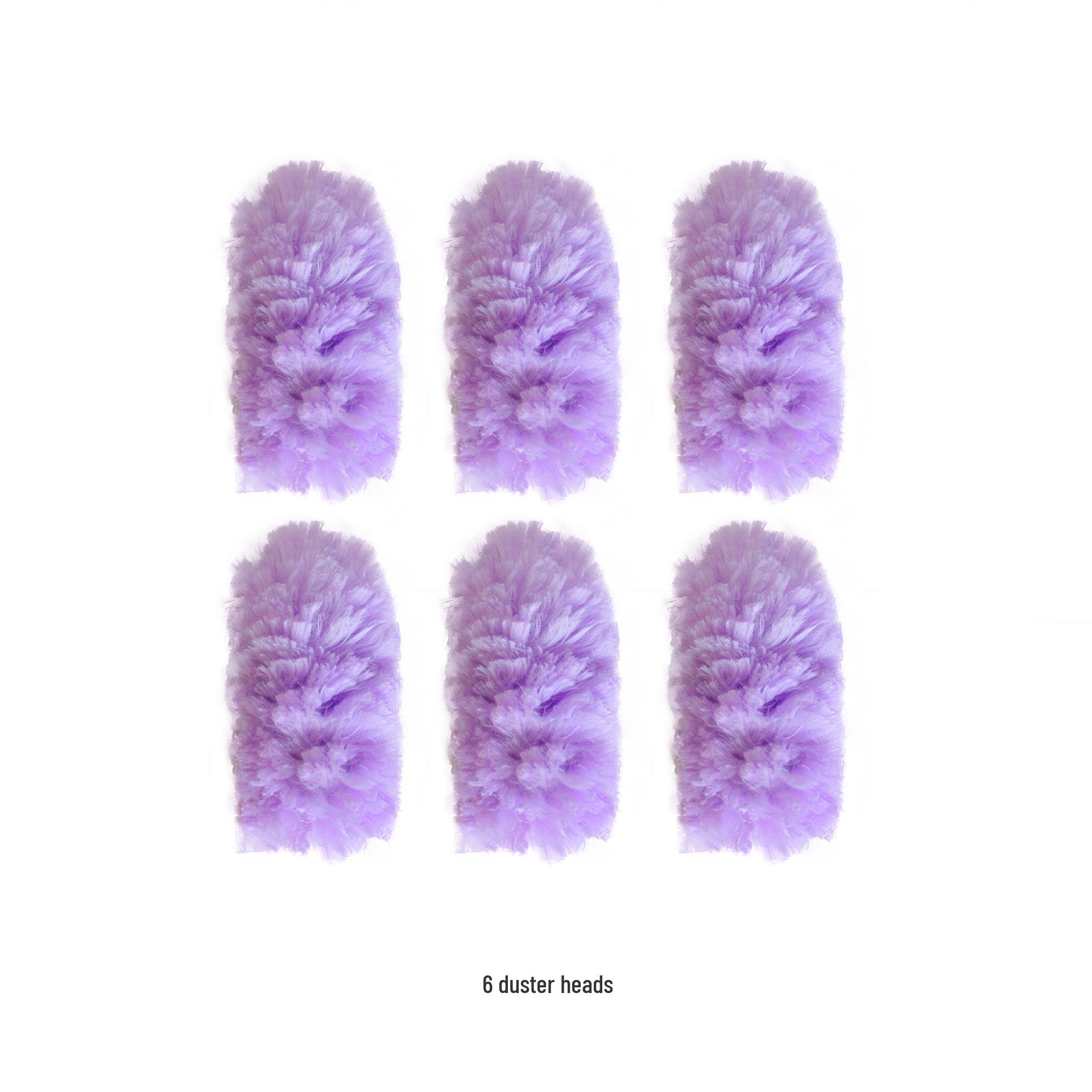 Extendable Electrostatic Fiber Duster with Replaceable Head