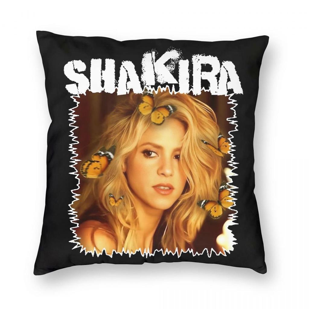 Singer Shakira Pillowcase Printing Polyester Cushion Cover Decor Throw Pillow Case Cover Seat Square 45X45cm
