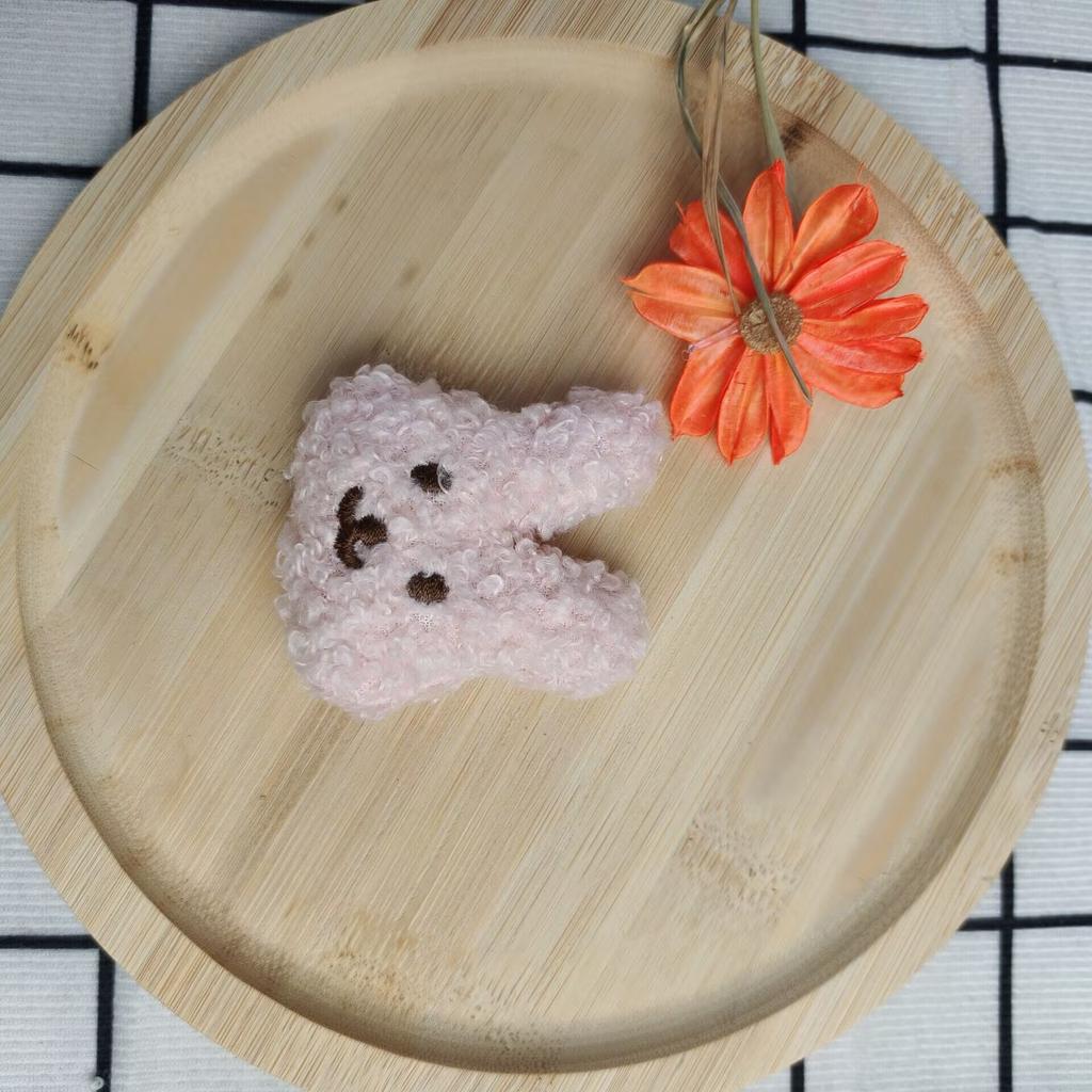 Urocza Miękka i Urocza Mała Pluszowa Lalka Akcesoria do Torebki Wisiorek Dziewczęce Serce Królik Mały Prezent Wisząca Dekoracja