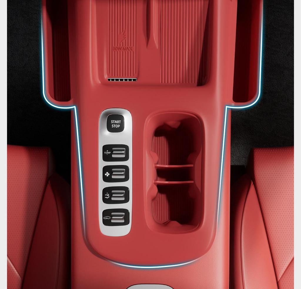 SU7 Center Console Silicone Storage Mat: Fits 25 Models, Multi-functional Full Coverage Car Accessory