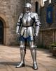 Medieval Gothic Knight Cosplay Costume Full Body Fantasy LARP Outfit