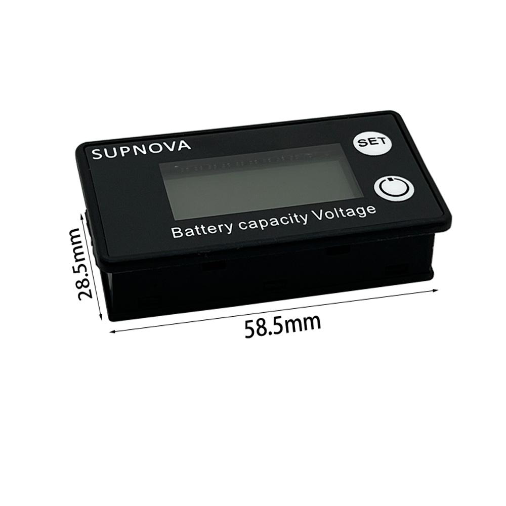 3S-20S DC Battery Voltmeter DC 8V-100V Capacity Indicator Power Meter Lithium LiFePO4 lead-acid cell 12V 24V 48V 60V 72V 84V