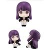 New 11Cm Anime Sousou No Frieren Frieren Action Figure Look Up Doll Cute Model Sitting Posture Collection Figures Birthday Gifts