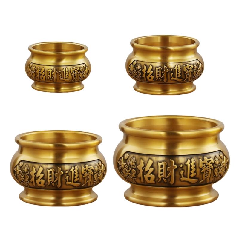 Brass Prosperity Incenses Burners Exquisites Home Decors Vintage Chinese Styles Incenses Holders Censers Ornament Bowl