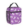 Cute Unicorn Lunch Bag  Leisure Lunch Box For Women Picnic Portable Insulated Cooler Bag Oxford Custom Thermal Lunch Bags