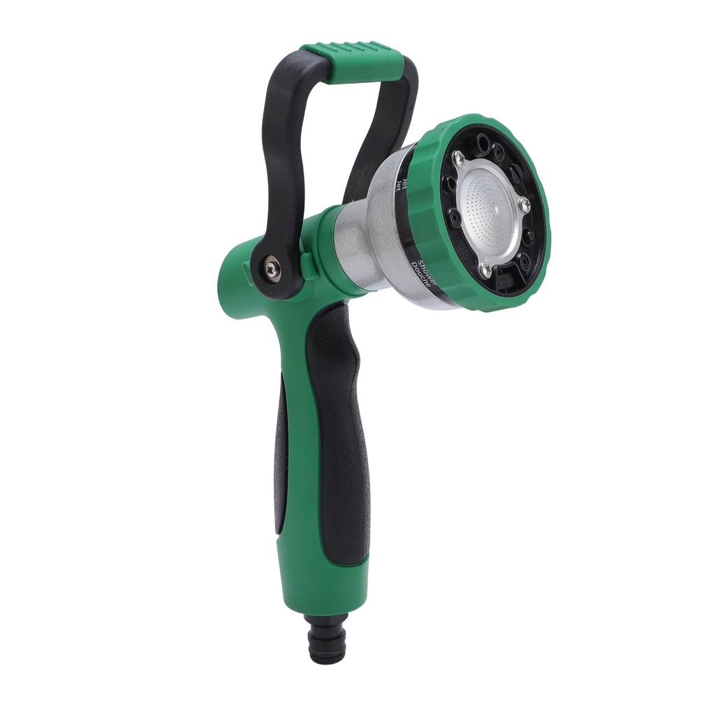 Duza pentru furtun de grădină de înaltă rezistență, de înaltă presiune, multifuncțională, cu modele de udare, duză de pulverizare