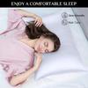 Simulated Silk Pillowcase Summer Type Pillow Cover Durability & Colorfast for Easy Removal and Washing