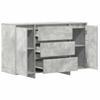 Sideboard Concrete Grey 120 x 41 x 75 cm Particleboard
