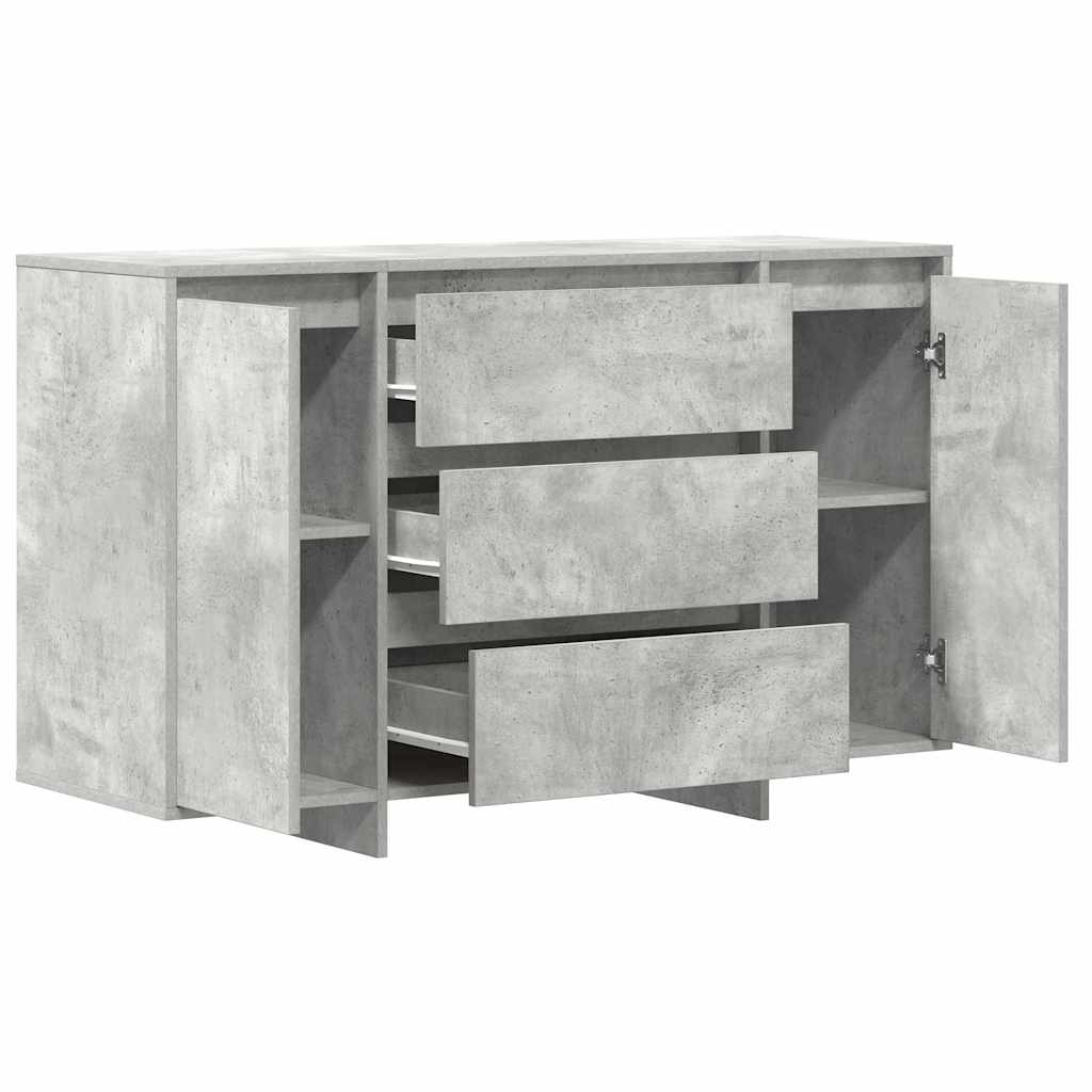 Sideboard Concrete Grey 120 x 41 x 75 cm Particleboard