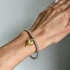 New Punk Personality Minimalist Unique Design Silver Color 5/8/10mm Ball Beading Bracelet for Woman Fashion Jewelry Holiday Gift