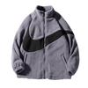 Men's Thick Lambswool Fleece Sports Cardigan - Warm & Stylish for Fall/Winter