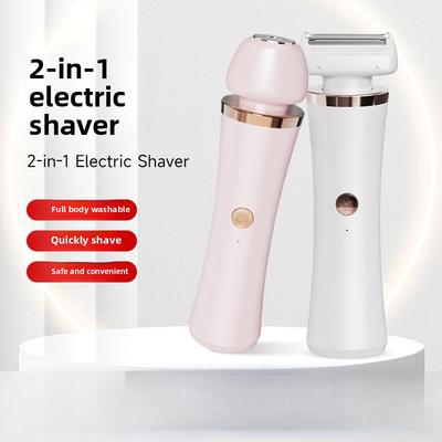 Shaver Ladies Double Head Shaver Private Pubic Hair Trimmer Electric Shaver Ladies Hair Removal Machine
