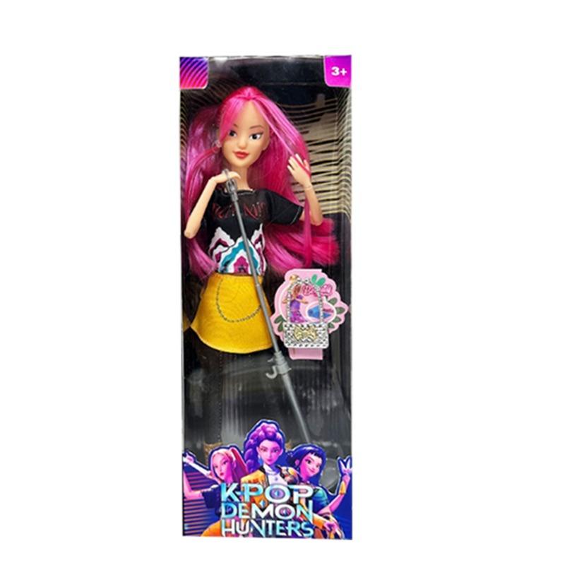 K-Pop Dämonenjäger Hexenjäger Gummi Puppe Figur Hohes Aussehen Mädchen Herz Dekoration Feiertagsgeschenk