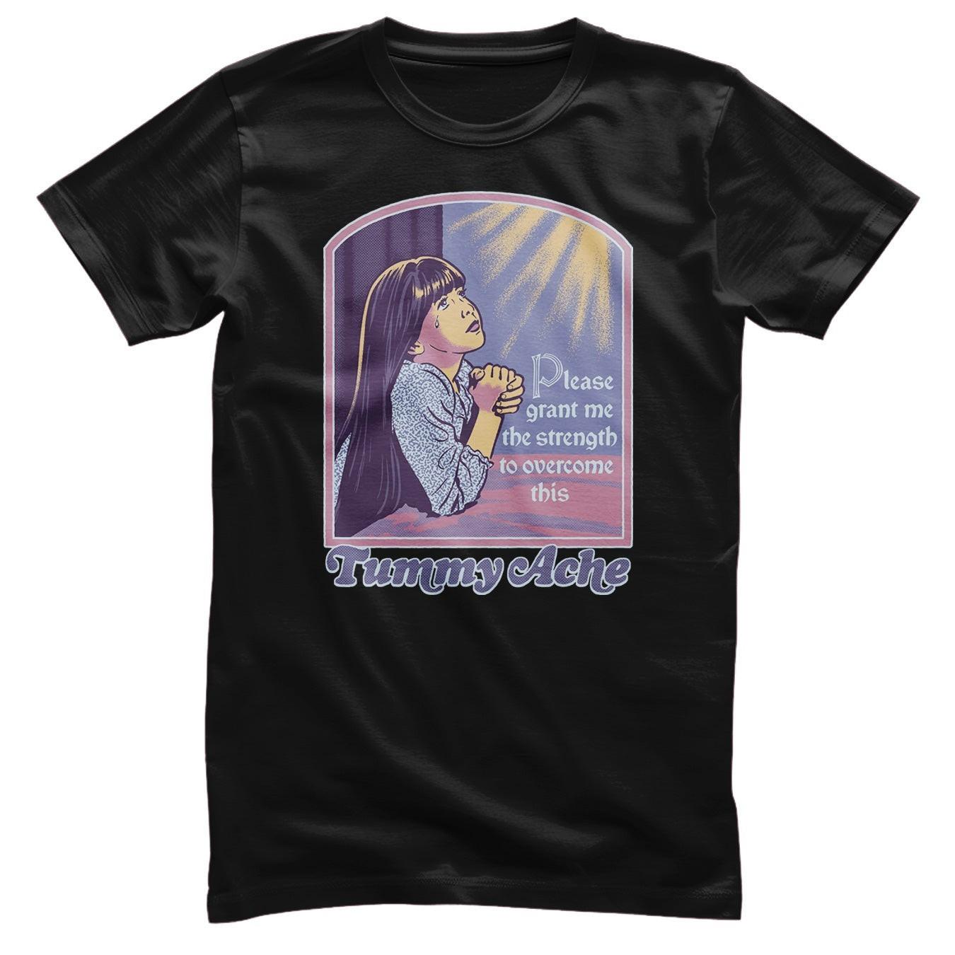 Officially Licensed Steven Rhodes Tummy Ache Mens T-Shirt M