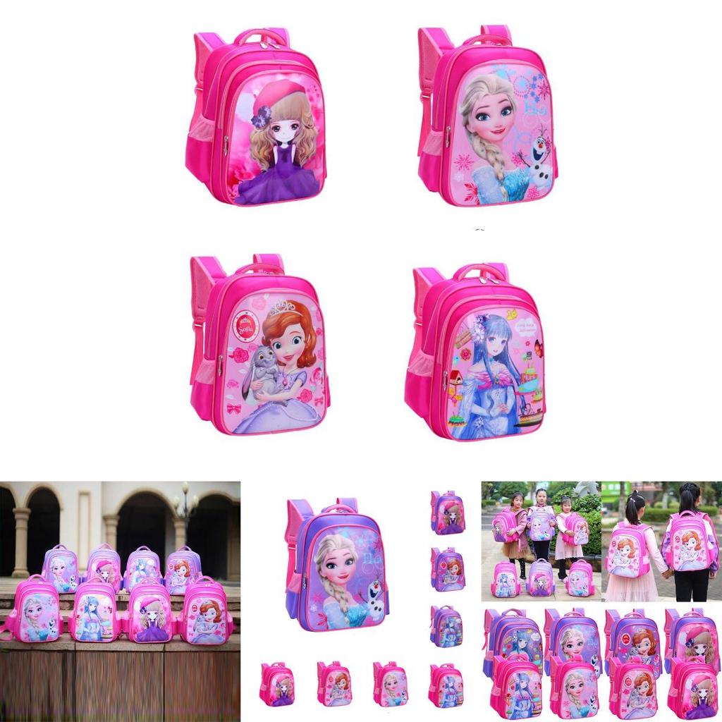 Sofia Elsa Miracle Nikki Backpack With Adjustable Straps For Girls Travel**